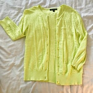 Neon Yellow Cardigan